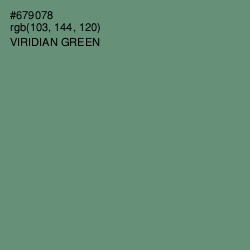 #679078 - Viridian Green Color Image
